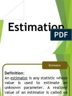 Estimation