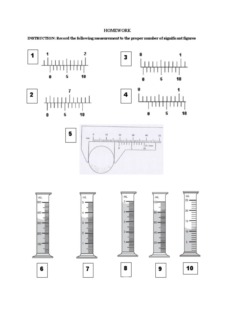 Significant Figures Measurement Guide | PDF