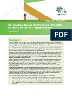 Covid 19 Rapid Risk Assessment Coronavirus Disease 2019 Eighth Update 8 April 2020 PDF