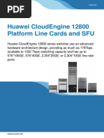 Huawei Cloudengine 12800 Platform Line Cards and Sfu: Datasheet