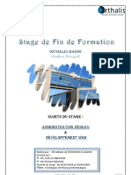 Rapport Stage Fin Formation