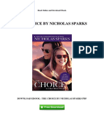 The Choice by Nicholas Sparks PDF