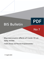 BIS Bulletin: Macroeconomic Effects of Covid-19: An Early Review