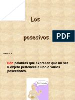 Posesivos - Clase ELE