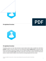 Precipitation Reactions