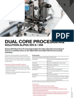 Dual Core Processing: Solution Alpha 355 S / 356