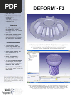 Deform 3d v61 Manual | PDF | Heat Treating | Deformation (Engineering)