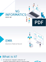Nursing Informatics: Group Iii - Emr
