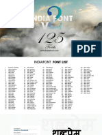 Font Catalog For New Fonts - Deshmukh