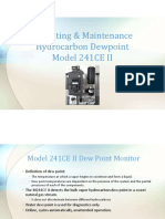 Operating & Maintenance Hydrocarbon Dewpoint Model 241CE II