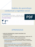 Tema 2. Modelos de Aprendizaje Conductual y Cognitivo-Social.