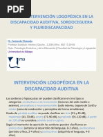 TEMA 4. INTERVENCIÓN LOGOPÉDICA EN LA DISCAPACIDAD AUDITIVA, SORDOCEGUERA Y PLURIDISCAPACIDAD