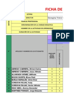 Ficha de Seguimiento - Diaria