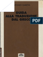 Guida alla traduzione dal Greco Antonio Garzya