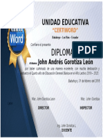 Diploma - Elegant-Certiword