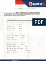 Lista de Exercícios do Fórum II