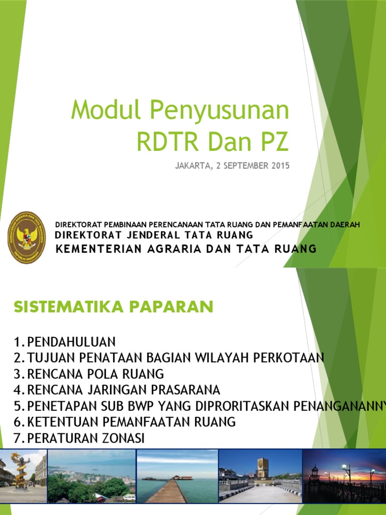Penyusunan RDTR dan Peraturan Zonasi | PDF | Komputer