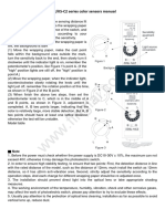 Z3N/KS-C2 Series Color Sensors Manual: Sensibility Ajustment