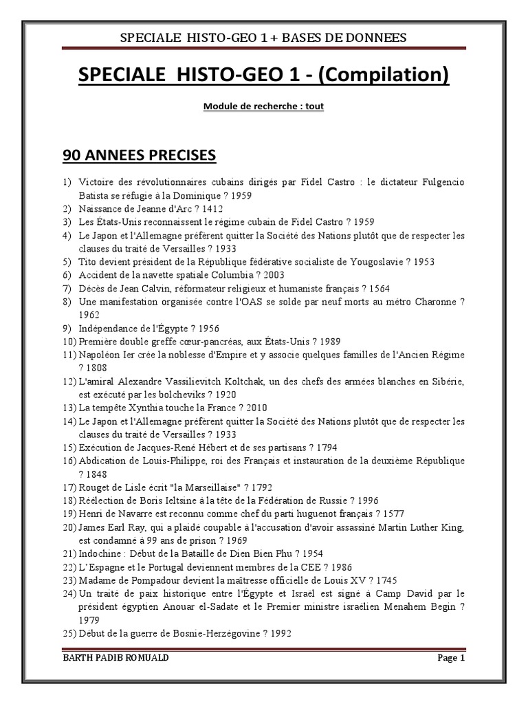 Page De Garde Cahier D histoire 6ème Napoleon 1 Er HG PDF | PDF | Siège de Fort Alamo | Guillaume le Conquérant