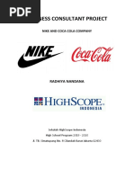 Nike and Coca Cola - Business Consultant Project PDF