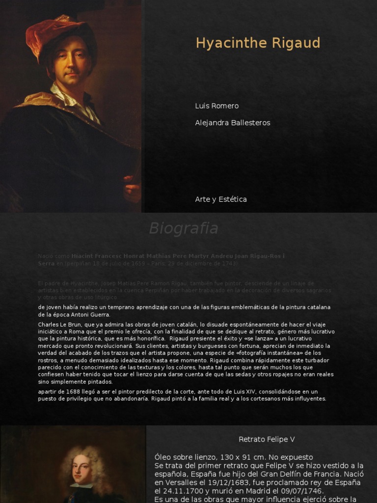 Hyacinthe Rigaud: Maestro del Retrato | PDF | Medios de arte | Pinturas