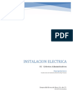 Capitulo 02 Criterios Administrativo y de Logistica Del Proyecto Instalacion Electrica