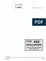Tektronix 422 Instruction Manual PDF