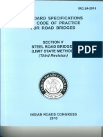 IRC-24 Standard Specifications and Code of Practice For Road Bridges-Section V-Steel Road Bridges