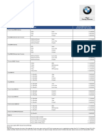 BMW Models Price List Feb 2020 Without PDF