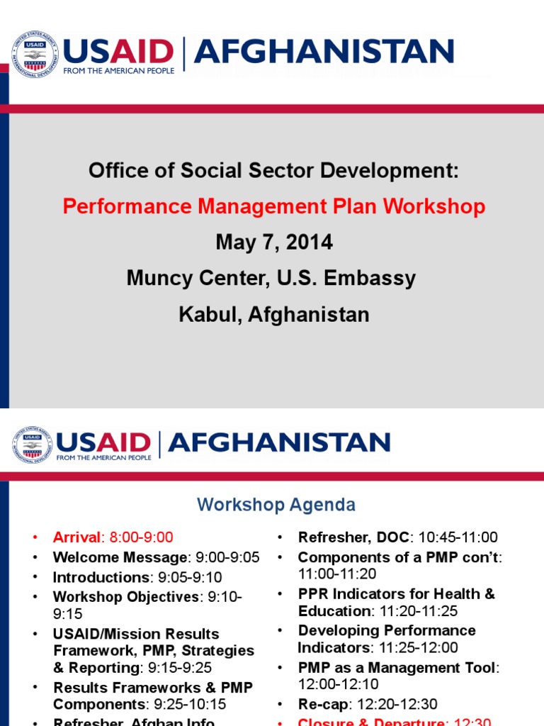Performance Management Plan Workshop Agenda | PDF | Performance ...