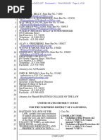 Hastings v. San Francisco DKT 1 Complaint