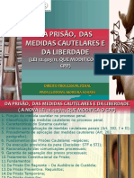 TEMA _MEDIDAS CAUTELARES _PRISÃO E LIBERDADE 2019 PARTE I