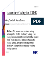 Duobinary Coding For 10gbe: Abstract: We Propose A New Optical Coding