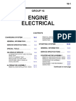 Engine Electrical: Group 16