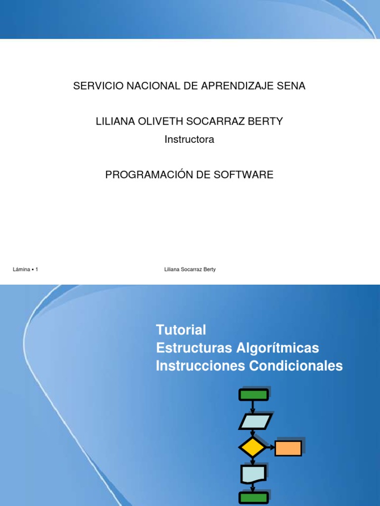 Estructuras Condicionales PDF | PDF | Algoritmos | Matemáticas Aplicadas