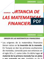 Importancia de Las Matematicas Financieras (Abril 27)