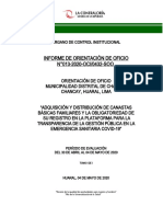 INFORME DE ORIENTACION DE OFICIO MD CHANCAY