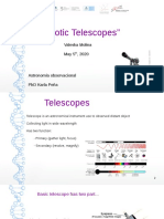 "Robotic Telescopes": Valeska Molina May 5, 2020