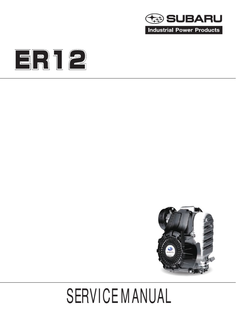 ER12 Robin EH41 Service Manual | PDF | Piston | Ignition System
