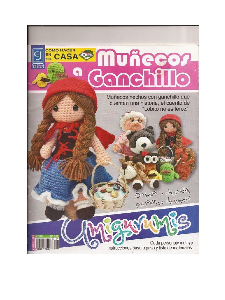 Muñecos A Ganchillo Lobito No Es Feroz