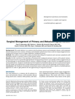 Surgical Management of Primary and Metastatic Spinal Tumors