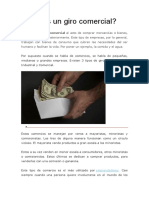 Qué Es Un Giro Comercial PDF