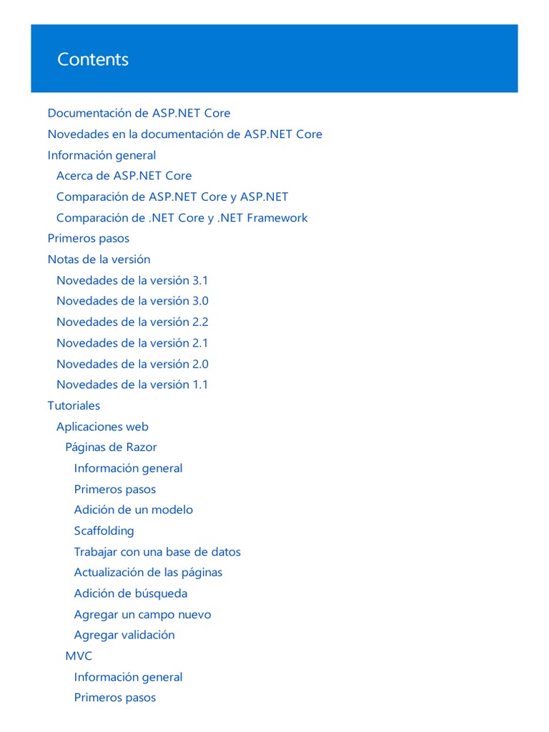 ASPnet CORE-Manua PDF | PDF | .NET Framework | Microsoft Visual Studio