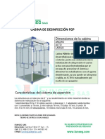 CABINA DE DESINFECCIÓN FGP