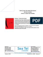 Installation and Operation Manual For Sea Tel Model 9797B-67 C-Band TX/RX Antenna