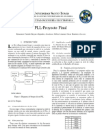 PLL-Proyecto Final: Roncancio Carreño Brayan Alejandro, Estudiante Gelvez Lizarazo Oscar Mauricio, Docente