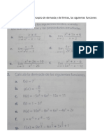 Taller 4 - Derivadas