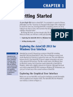 Getting Started: Exploring The Autocad 2013 For Windows User Interface