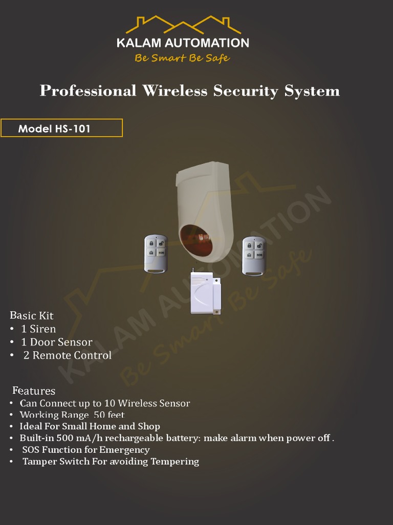 Home Security Alarm System Kits | PDF