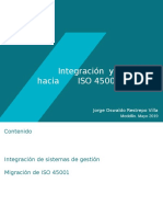 Integración y Migración Ohsas y Decreto 1072 A Iso 45001